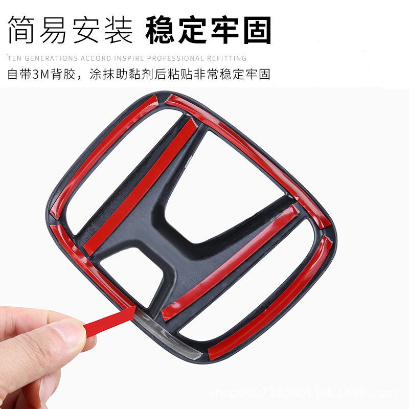 3D ABS Car Steering Wheel Badge Emblem steer wheel sticker Decal Car Styling For HONDA CIVIC HR-V XR-V UR-V FREED STEPWGN RF6