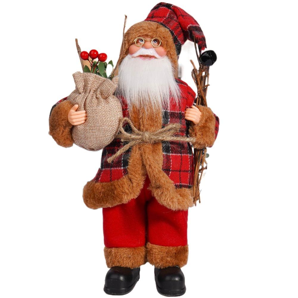 3D Standing Santa Doll Cute Christmas Ornament Christmas Home Decorations  Christmas Gifts