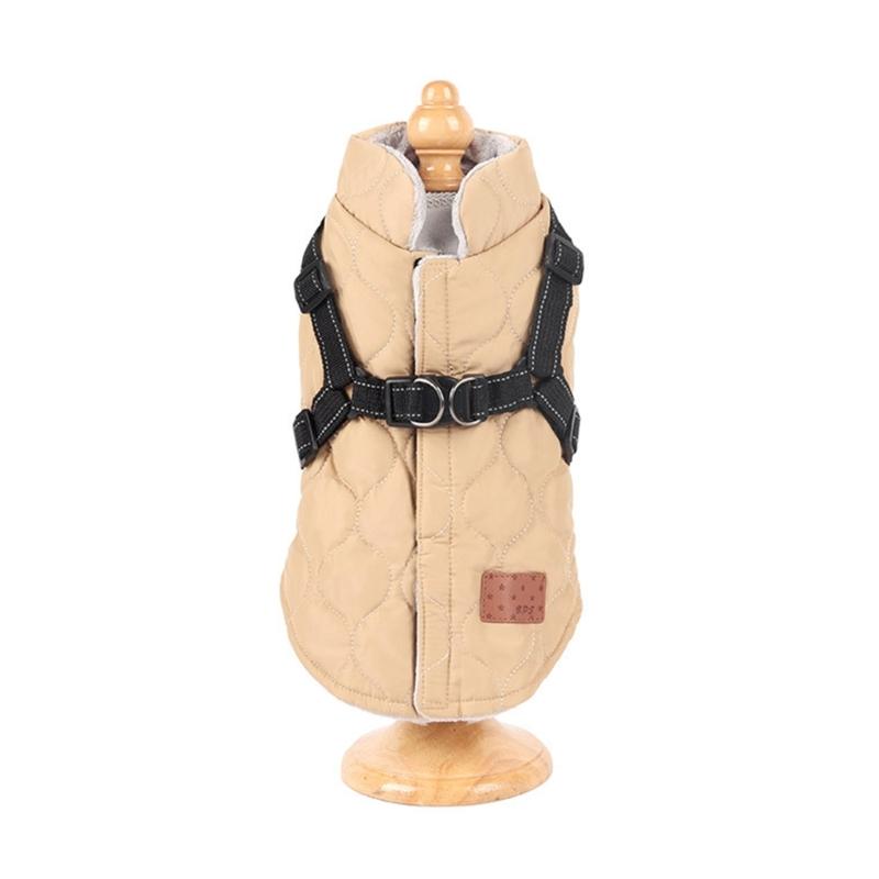 Dog Jackets Winter Warm Dog Clothes for Small Dog Stand Collar Pet Clothing Kitten Cat Windproof Jackets Hoodie Coat