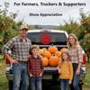 No Farmers No Food No Trucks No Deliveries Vinyl Sticker, Personalized Stickers, Heavy-Duty Weatherproof Car Sticker