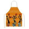 Cooking baking apron Home African women's pattern apron Children's house Cleaning Barista apron men's and women's kitchen apron