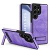 Samsung S25Ultra Magnetic Bracket TPU + PU Simple Hot Press Mobile Phone Case S25 Magnetic Mobile Phone Case