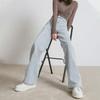 Autumn 2024 Women's High Waist Slim Jeans - Straight, Wide-Leg Fit for Spring & Fall