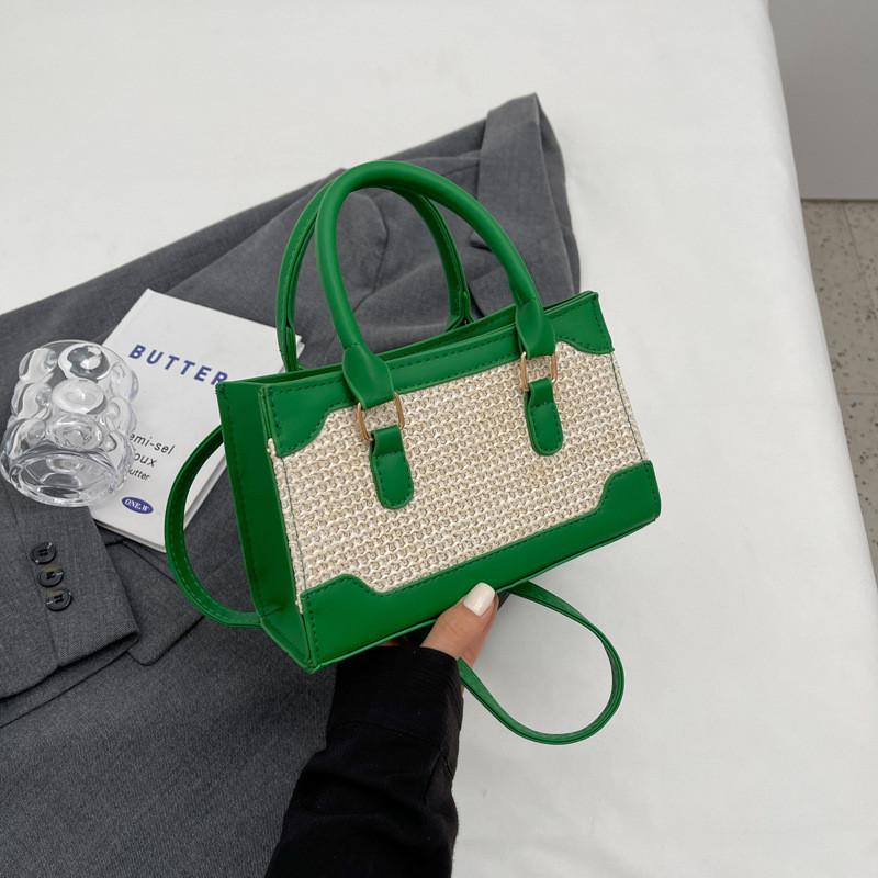 Elegant Urban Chic Cotton Linen Tote Bag 2023 Summer Fashionable Handbag