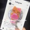 Cartoon Animal MagSafe Magnetic Stand: Strong, Retractable, Desktop Holder