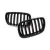 For BMW X5 E53 2004 2005 2006 Car Grille Single Line Front Kidney ABS Front Hood Grill Black 51137113733 51137113734 Accessories