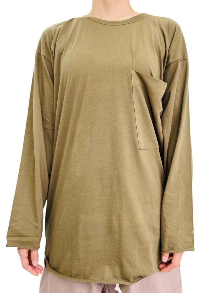 Lullakulla Stella Pocket T-Shirt_Khaki