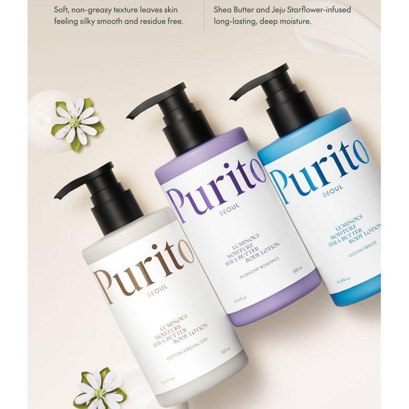 Purito SEOUL - Luminous Moisture Shea Butter Body Lotion - 3 Types