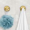 2pcs Fashionable Shower Suction Hanging Hook Adhesive Towel Holders Home Accessory for Window Glass and Tile Surfaces