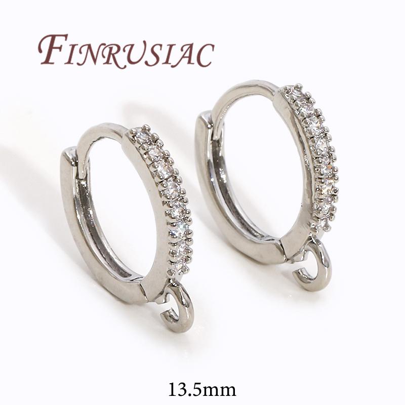 

18K Gold Plated Earwires Earrings Fixtures Basic Fasteners Anti-Allergy Earring Hooks Clasps Accessories DIY Earrings Making 1 pair