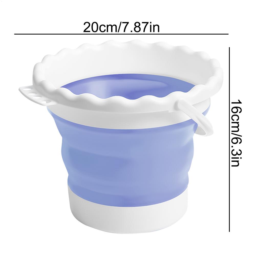 Foldable Painting Brush Washing Bucket Mini Silicone Watercolor Paint Accessories For Oil Painting Outdoor Studio School Home