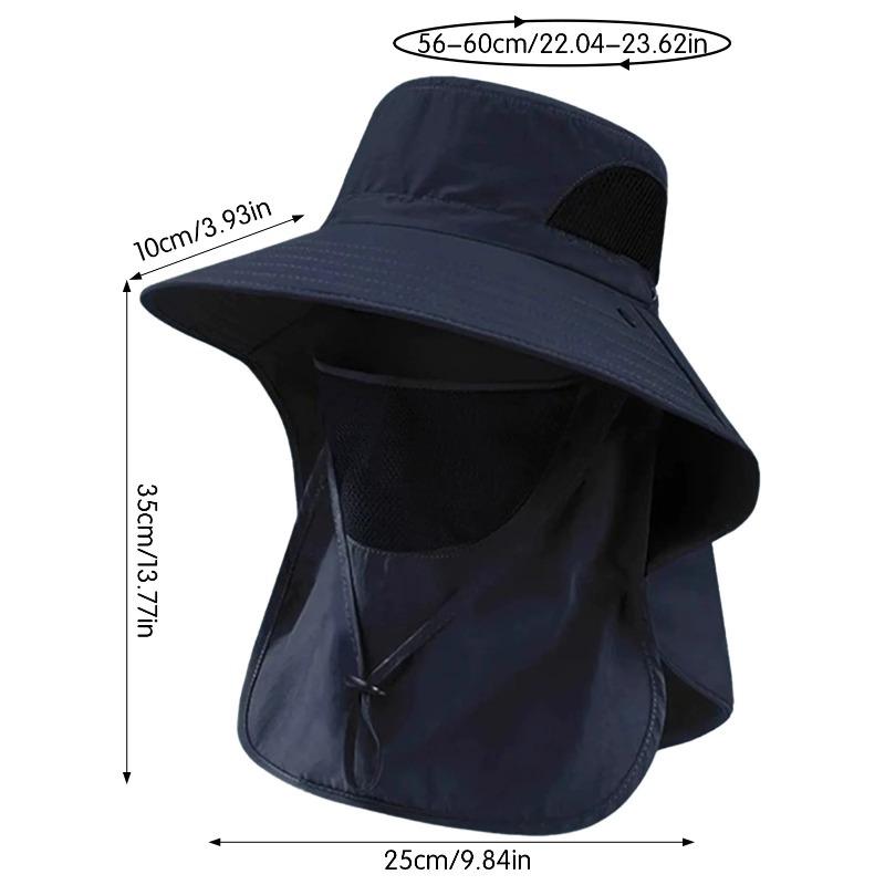Full package sunscreen cap, neck protection, face protection, breathable and UV protection, special for outdoor fishing