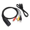 Video Sound Converter AV to HDTV DVD Game Console Converter with High Definition Multimedia Interface Cable