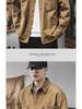 Men's American Retro Black Heavy Workwear Shirt - Spring & Autumn Fashion Jacket