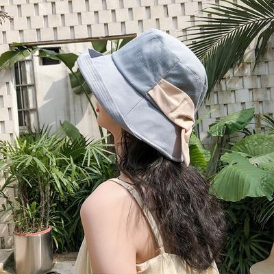Hat Female Spring and Summer Cotton Fisherman Hat Outdoor Travel Breathable Sunscreen Sun Hat Fashio