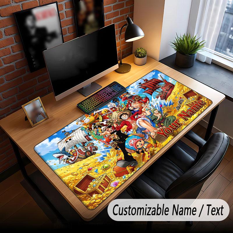 Benutzerdefiniertes Erweitertes Mauspads, One Piece Gaming Schreibtischmatte Für Home Office Desktop Dekoration
