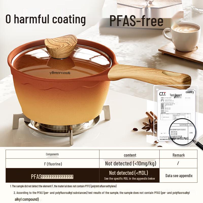 Антипригарная кастрюля Amercook для детского питания и молока