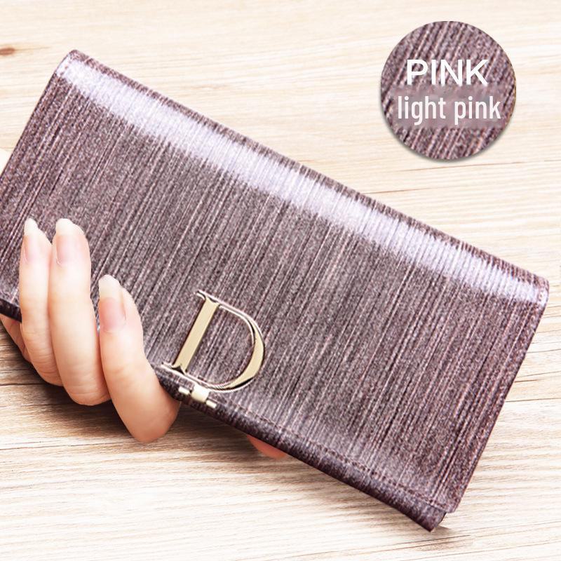 Echtes Leder Damen Langbörse - Großes Fassungsvermögen Rindsleder Europäisch & Amerikanisch Multifunktionale Schlanke Handgeldbörse