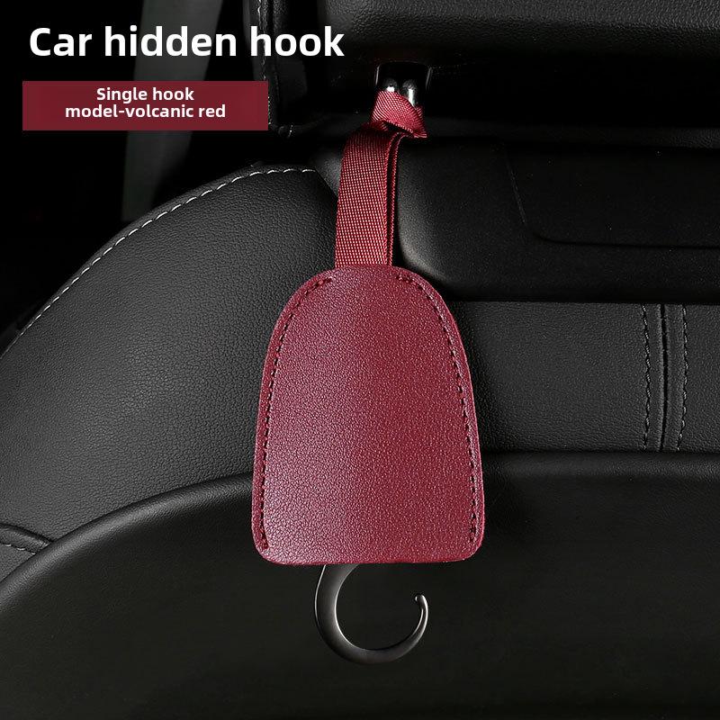 Dual-Purpose Hidden Car Seat Headrest Hook