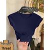 Women's Korean Style Slimming Puff-Sleeve T-Shirt – New Spring/Summer 2026 Arrival