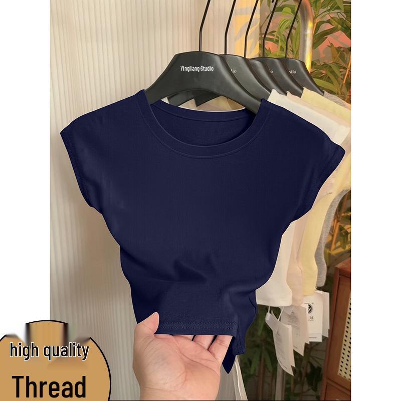 Women's Korean Style Slimming Puff-Sleeve T-Shirt – New Spring/Summer 2026 Arrival