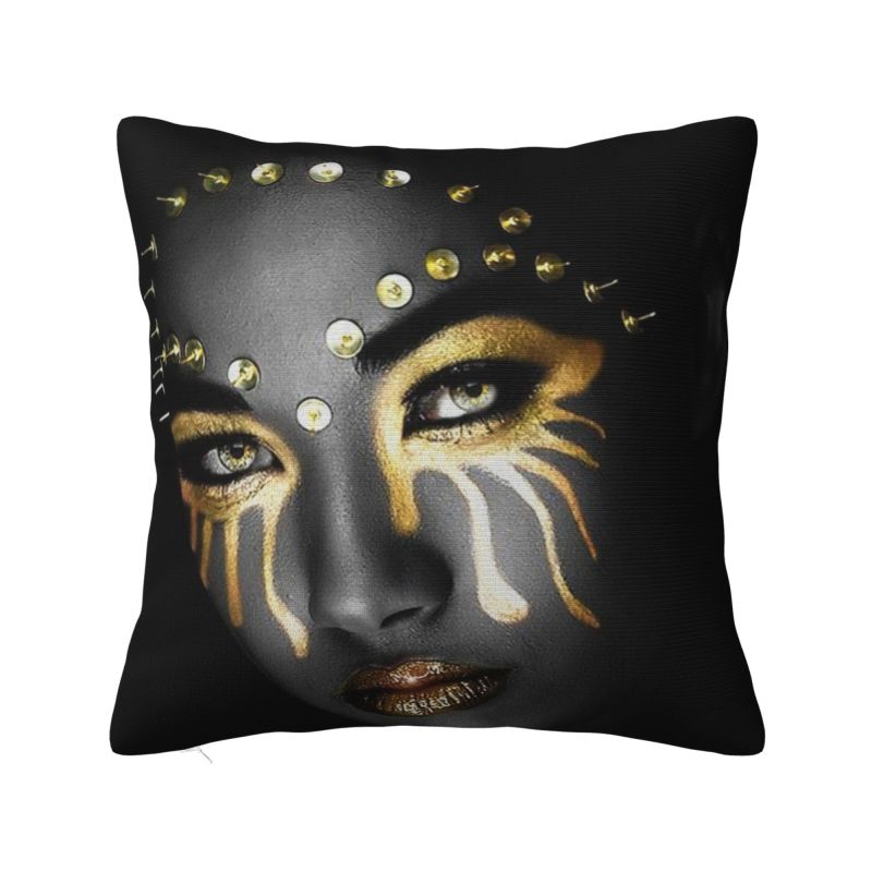 Custom Nordic Own Your Afro Sofa Cushion Cover Soft Abstract African Women Throw Pillow Case Home Decorative