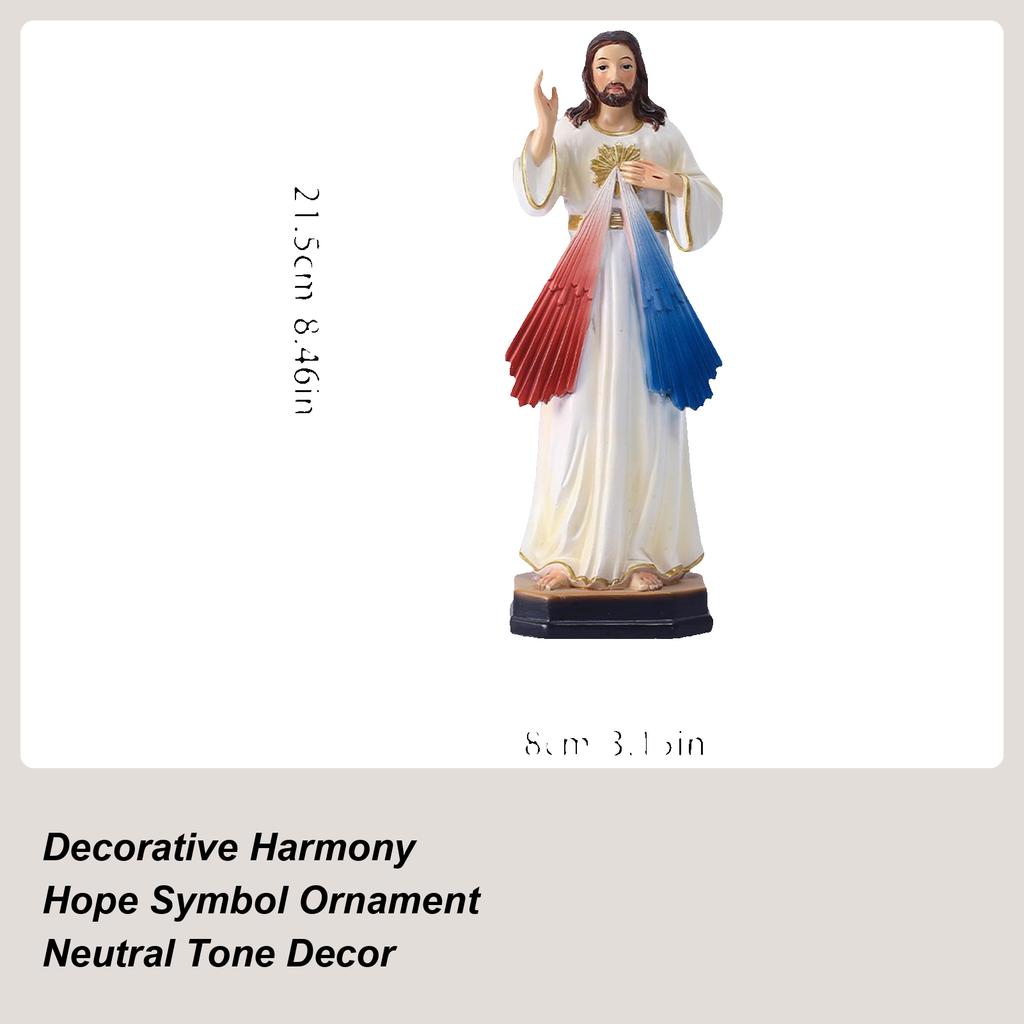 3D Sacred Jesus Figures Ornament Religious Birth Of Jesus Figurines Home Decor Decoration Desk Jesus Figurines 21.5CM