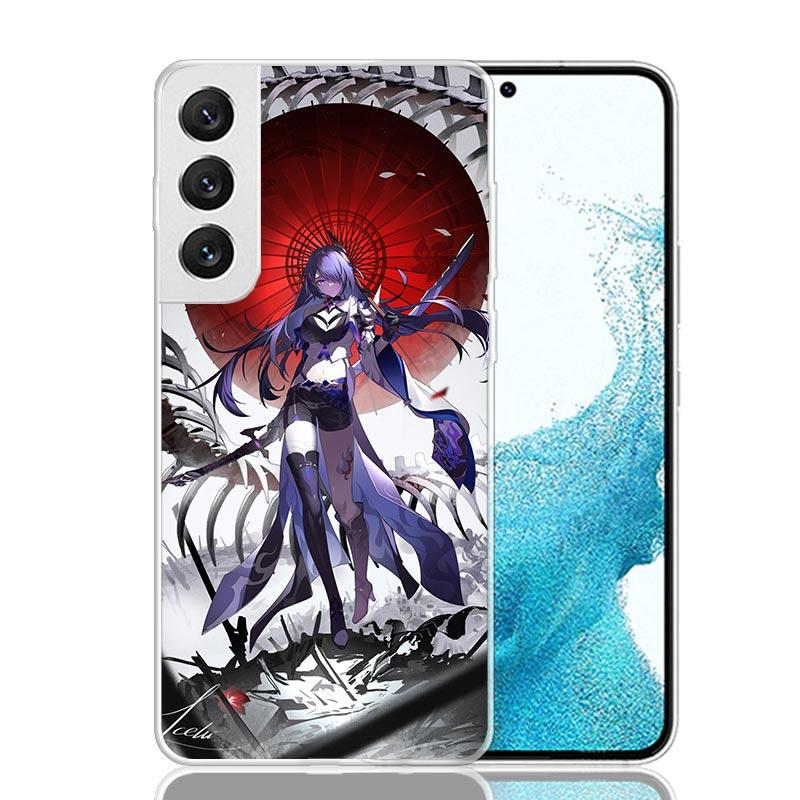 Honkai Star Rail Acheron Phone Case For Samsung Galaxy S26 Ultra S23 S24 S25 Edge S20 FE S21 S22 Plus Soft Print Shell Cover Fun