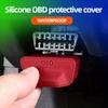 Housse anti-poussière pour port OBD de voiture en silicone avec poignée Manchon de protection Verrou de port OBD Capuchons Imperméable Anti-poussière Accessoires de voiture