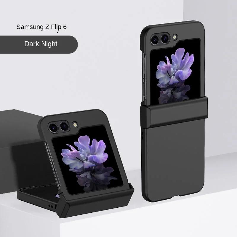 Skin Feel Hard Shell Phone Case for Samsung Galaxy Z Flip 7 6 5 4 3 Flip6 Flip5 Flip4 Flip7 Hinge Protection Shockproof Cover
