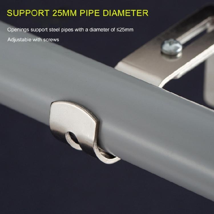 Curtain Rod Anchors, Adjustable Wall Mount Metal Brackets for Secure Drapery Hanging