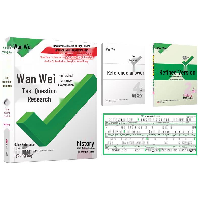 Wanwei 2026 Anhui Junior High Exam History Study Guide History