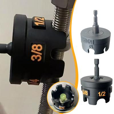 Portable Nut Extractor Tool Quick Removal Nuts And Bolts For Threaded Rods And Nuts In 1/4", 3/8" And 1/2" Sizes Nut Extractor