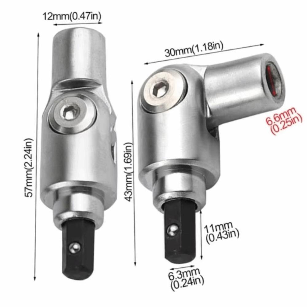 180Degree Rotation Electric Drill Driver Flexible Bit Holder Power Tools  Electric Drill