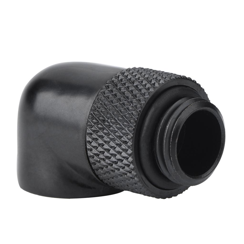 90 Degree Angle Rotary Tube Fitting PC Water Cooling G1 4 Thread Elbow Connector