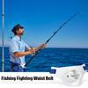 Fighting Rod Pole Holder Adjustable Waist Gimbal Belt Padded Fishing 2.3 Inch Inner Dia Professional Fishermen Pad For Freshwater Saltwater