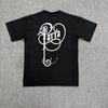 2026 Summer Vineletter Logo Print Patta Tshirt Unisex Unisex Casual Fashion Black White T Shirt Summer Loose Tee Top With Tag