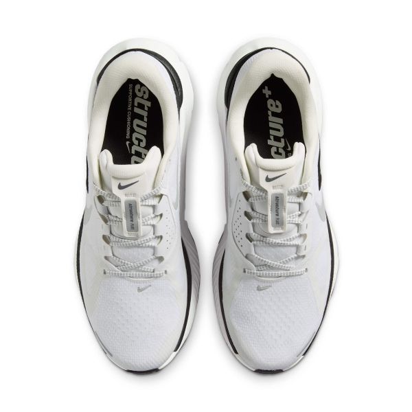 Nike Structure Plus Summit White Black Metallic Silver Men Sneakers II7192-100
