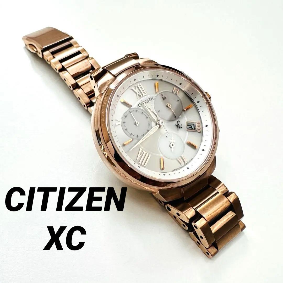 Used Citizen XC Cross Sea Solar Chronograph Pink Titanium