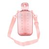 750ml 25oz Große Kapazität   Tragbare Sport-Wasserflasche mit   Schultergurt
