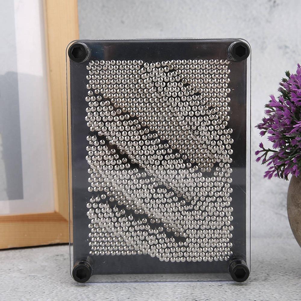 3D Pin Art Pin Art Toy Silver Needle Toy Three Dimensional Toy Office Desk Decoration S