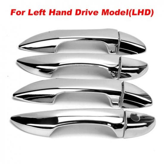 8Pcs Chrome Car Door Handle Cover Trim For Toyota Corolla Altis Sedan 2014-2018
