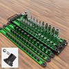 1/4 3/8 1/2 Inch Socket Clip Rail Holder Heavy Duty Socket Rack  Disassembly Repair Storage Tool