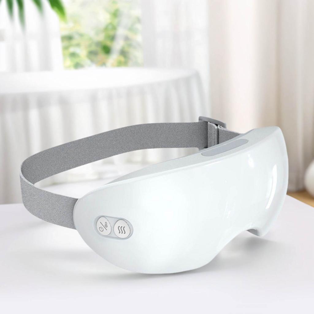 Steam Eye Mask Auto Timer 2 Levels Adjustable Eyes Mask Type-C Recharging Hot & Cold Compress Goggles for Travel Use&Sleep Aid