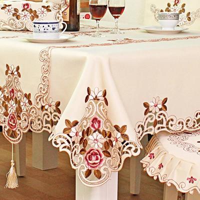 European Embroidered Table Cloth Cloth Art Table Flag Decoration Tea Table Cloth Home Table Cloth Manufact