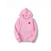 Cross-border Hot-consuming European Code Trendy Couple's Sports Sweatshirts, Peach Heart for Men and Women, Autumn/winter Fleece-lined Hooded Jackets,
