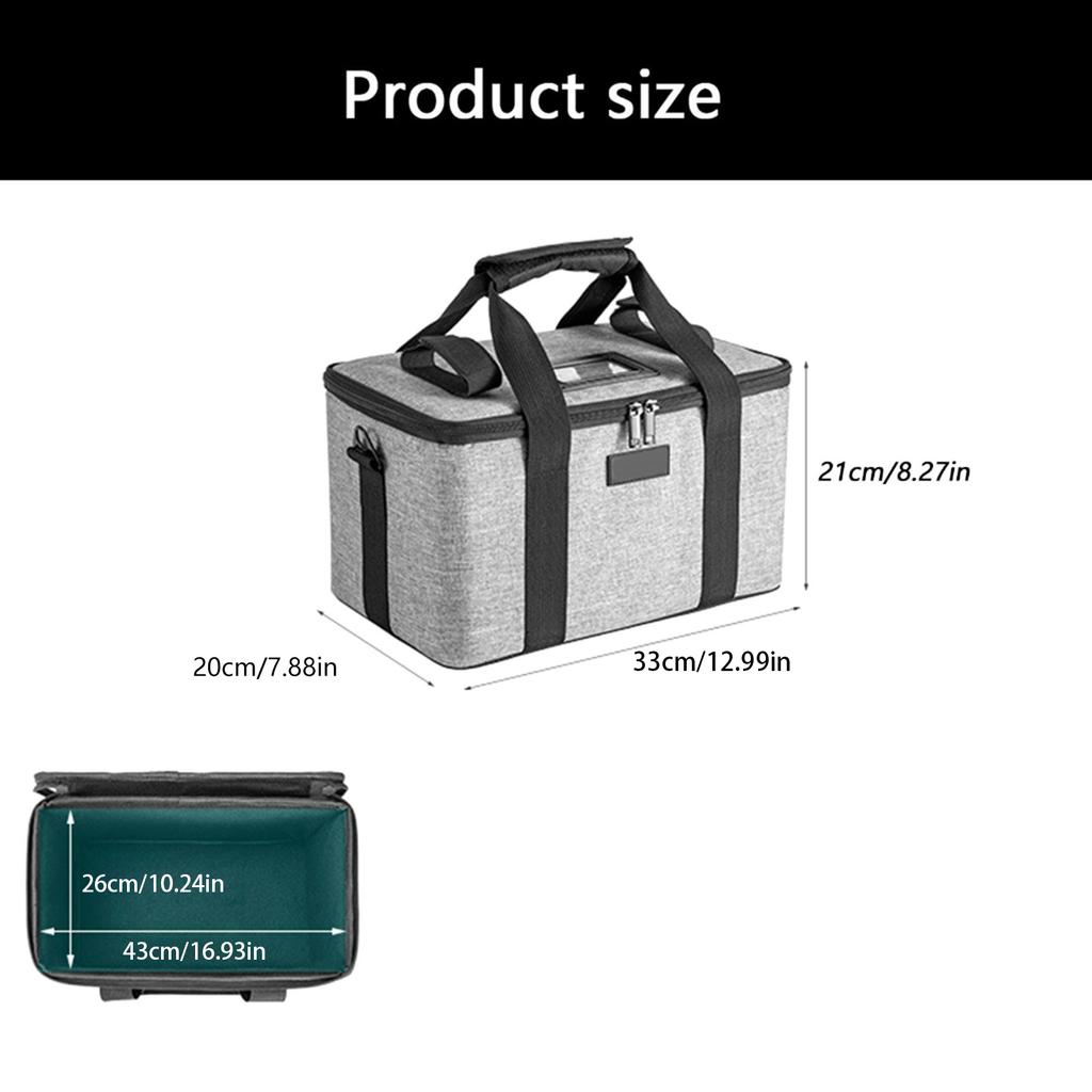 Portable Photo Light Carrying Case With Shoulder Strap And Handles For Easy Mobility During Outdoor Shoots