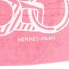 Pristine HERMES towel Yachting Tattoo/Dore Buckle PM Fringed beach towel cotton Used