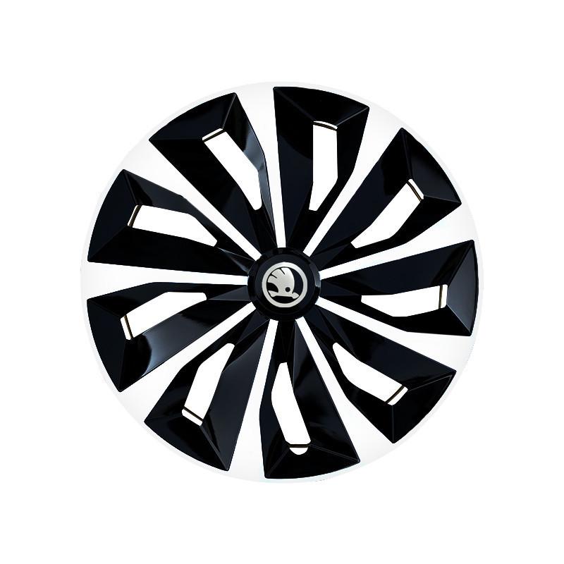 Compatible 14" Wheel Hub and Tire Caps for Volkswagen Skoda Fabia/Rapid Steel Rims