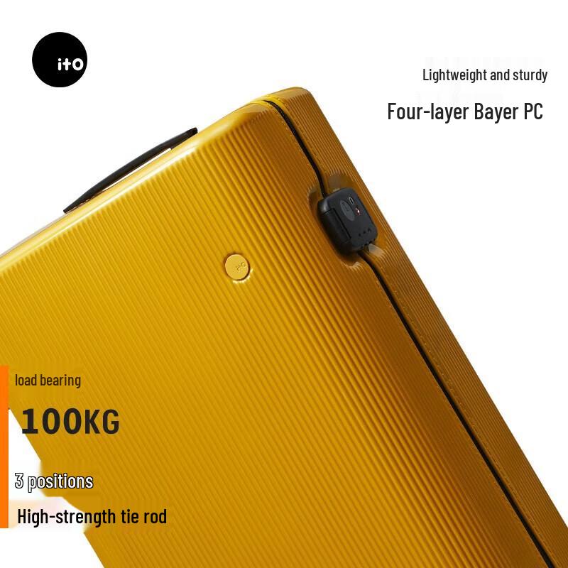 ITOPISTACHIO STRIPED Travel Suitcase